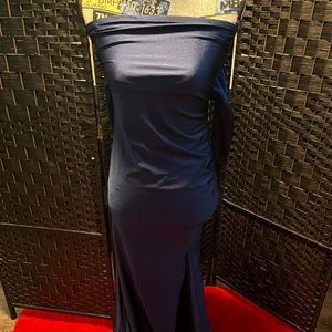 Fashion Nova Blue Maxi Dress